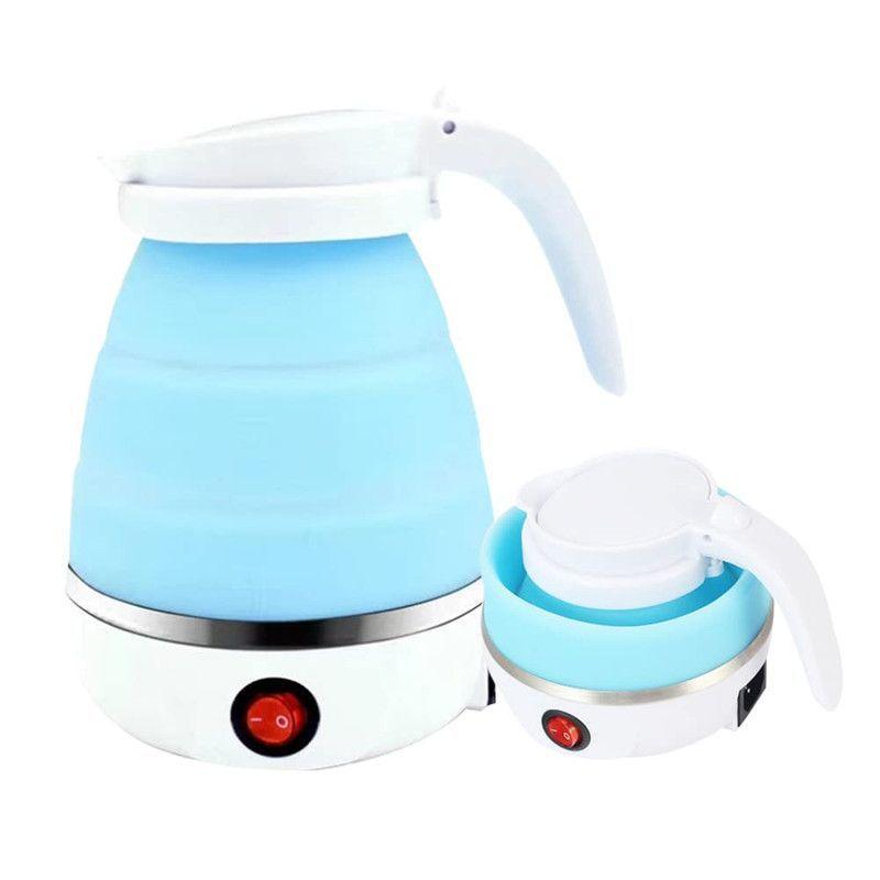 Hervidor Jarra Plegable De Silicona 600ml Tetera Cocina Lau-3