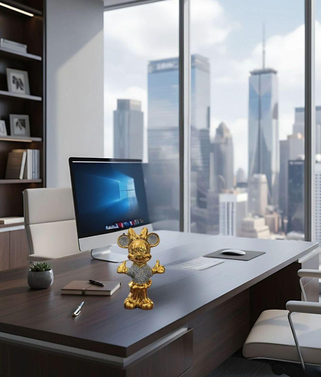 Figura Decorativa Minnie Mouse Estatua Adorno Hogar Mesa Jhn-6