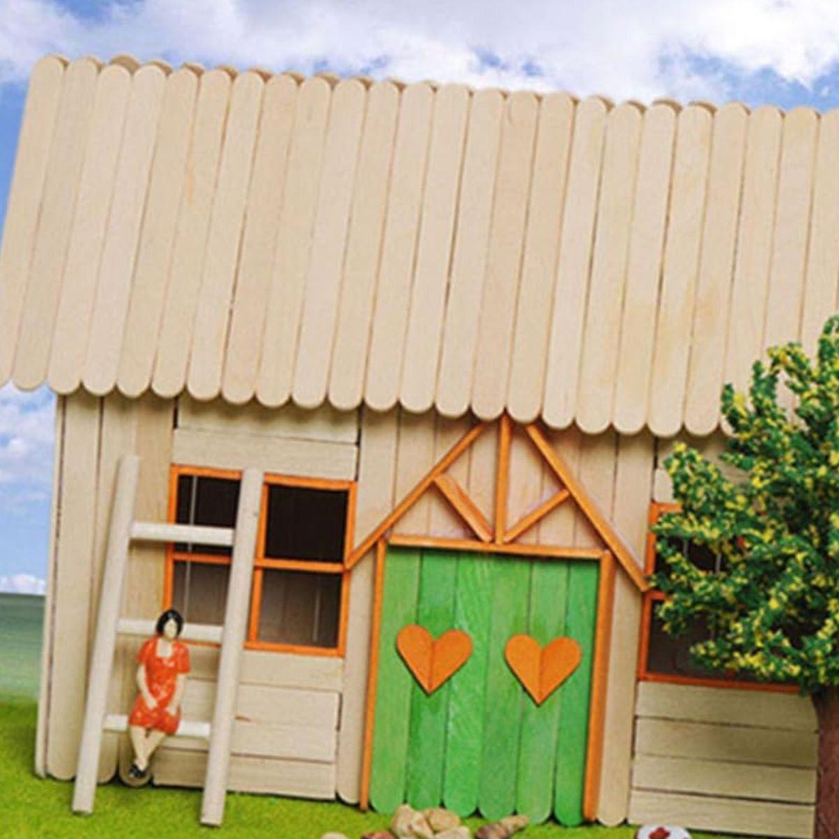 SET 8 PACK PALETAS MADERA  MANUALIDADES LAU-4