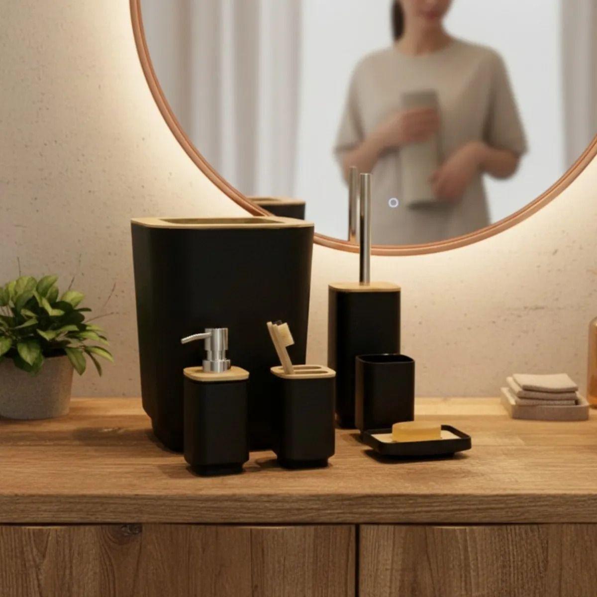 Set Accesorios Baño Organizador Dispensador Jabonera ALJ-2