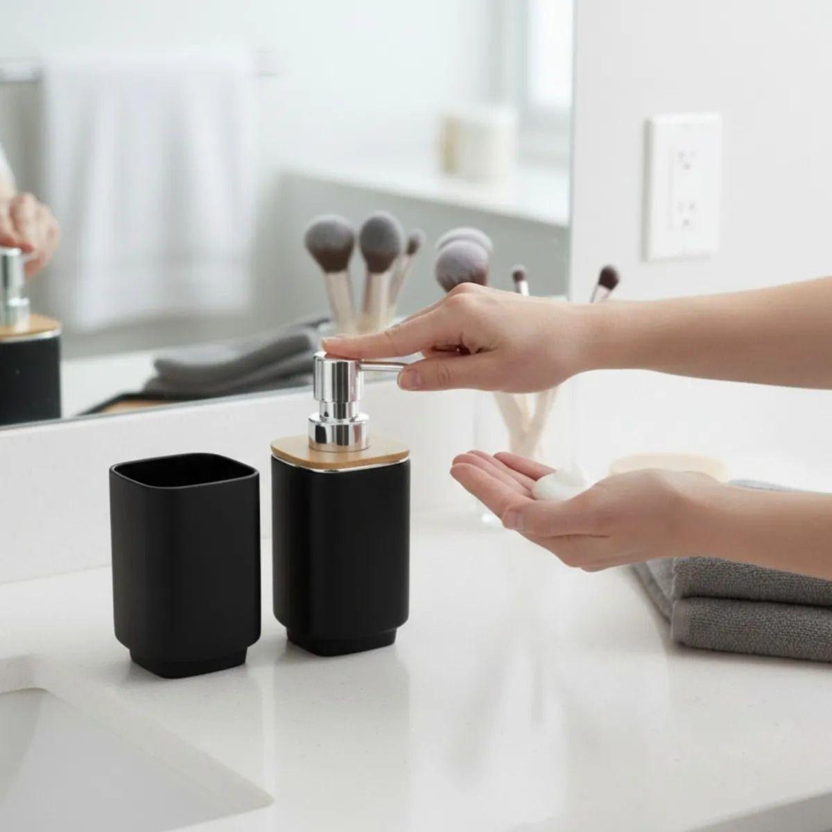 Set Accesorios Baño Organizador Dispensador Jabonera ALJ-3