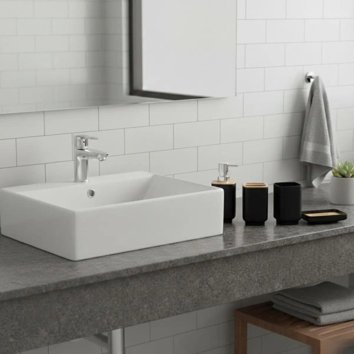 Set Accesorios Baño Organizador Dispensador Jabonera ALJ-8
