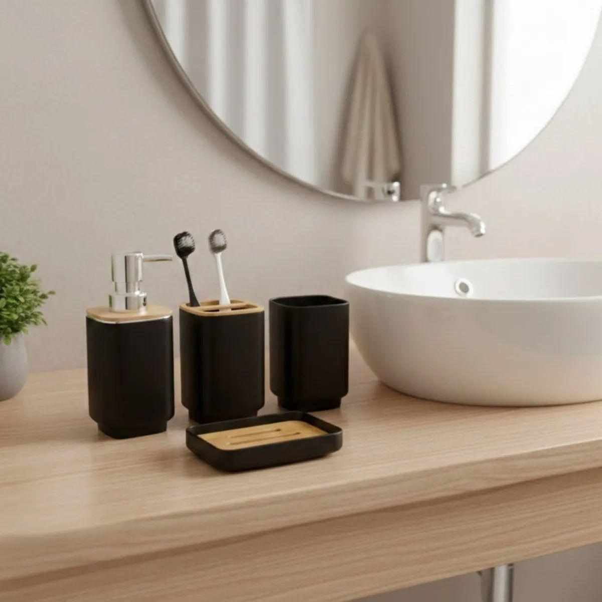 Set Accesorios Baño Organizador Dispensador Jabonera ALJ-9