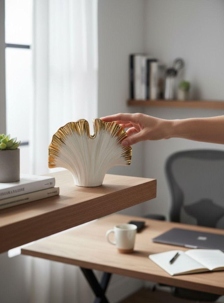 Figura Decorativa Adorno Mesa Diseño Orgánico Estatua Jhn-3