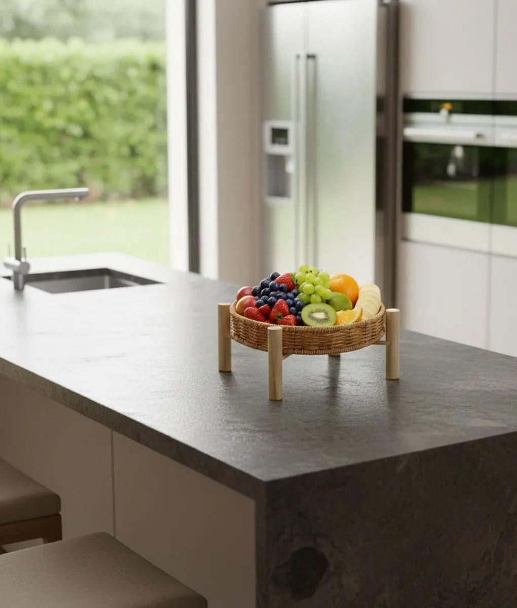 Bandeja Decorativa Presentación Pedestal Elevada Hogar Jhn-7