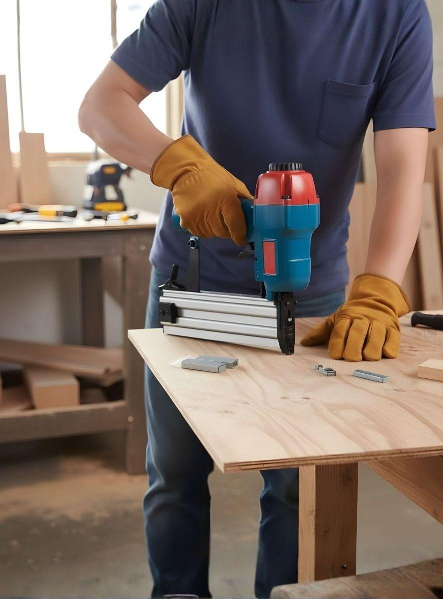 Grapadora De Aire Neumática Herramienta Sin Compresor Jhn-7