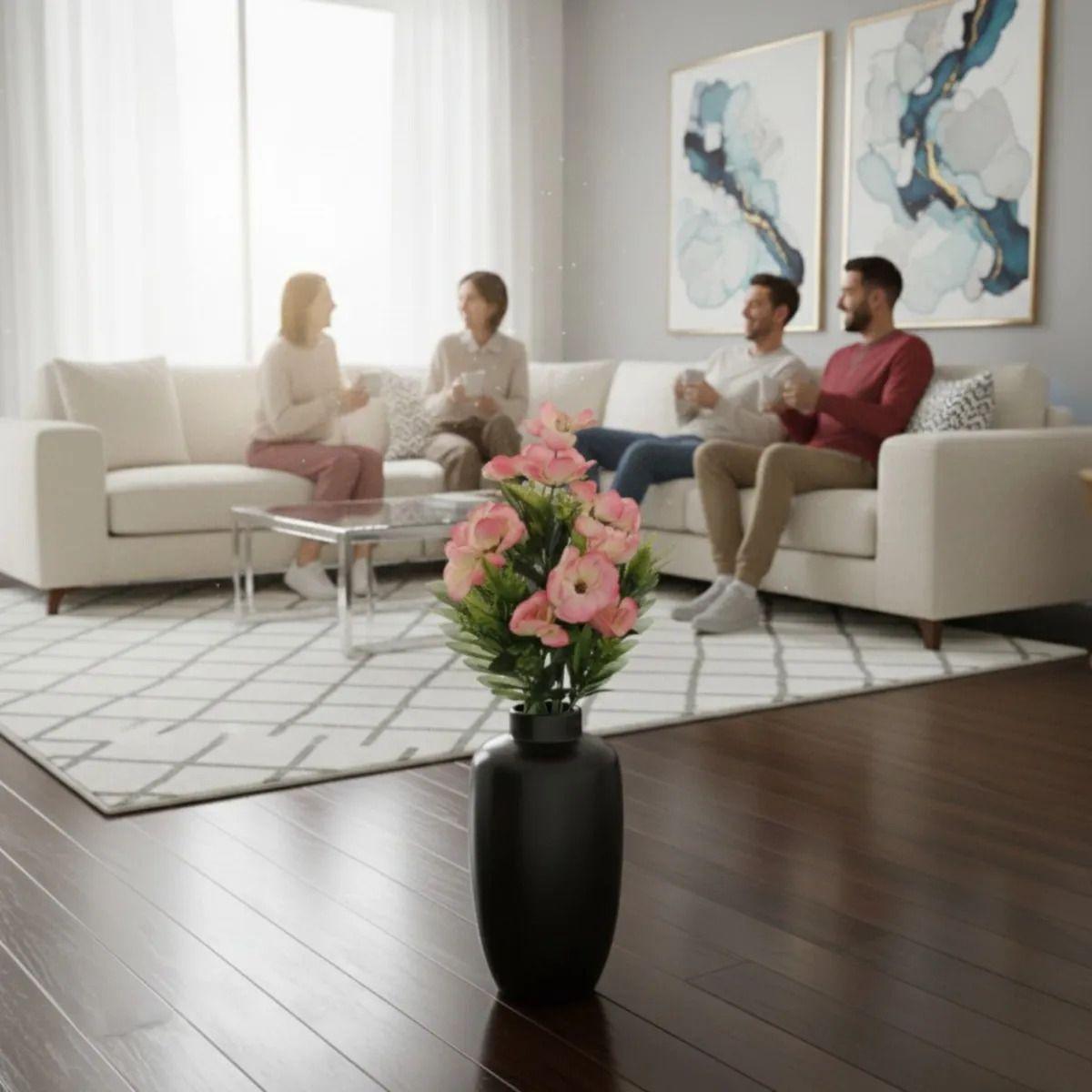 Ramo Flores Artificial Elegancia Floral Hogar Adorno Jhn-5