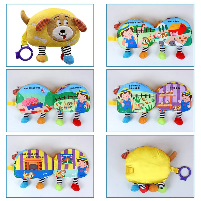 Juguetes Libros Tela Interactivos Aprendizaje Bebes Lau-7