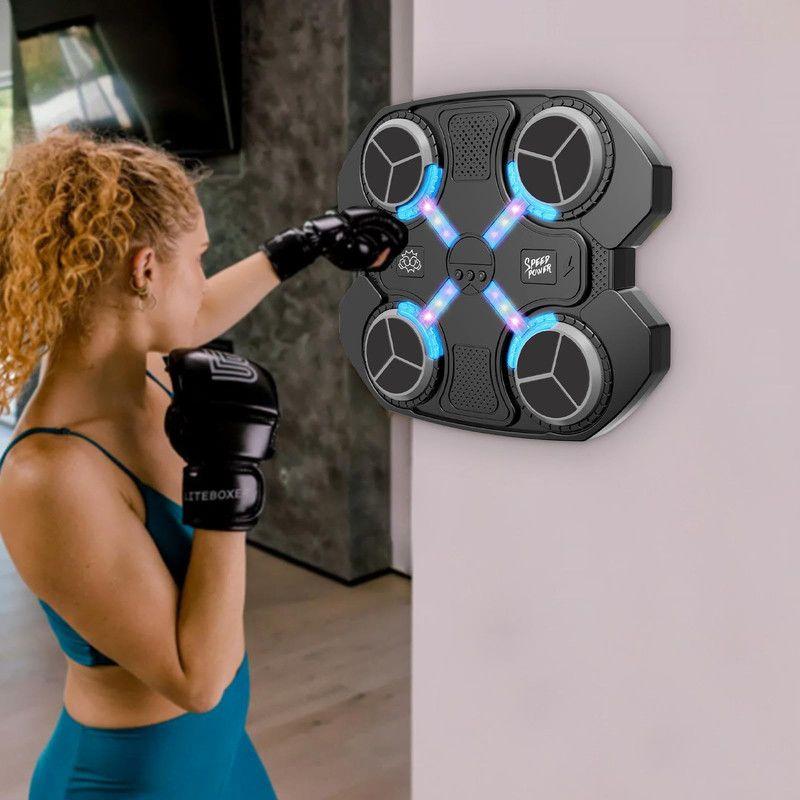 Maquina Boxeo XS Led Guantes Musical Entretenimiento Lau-6