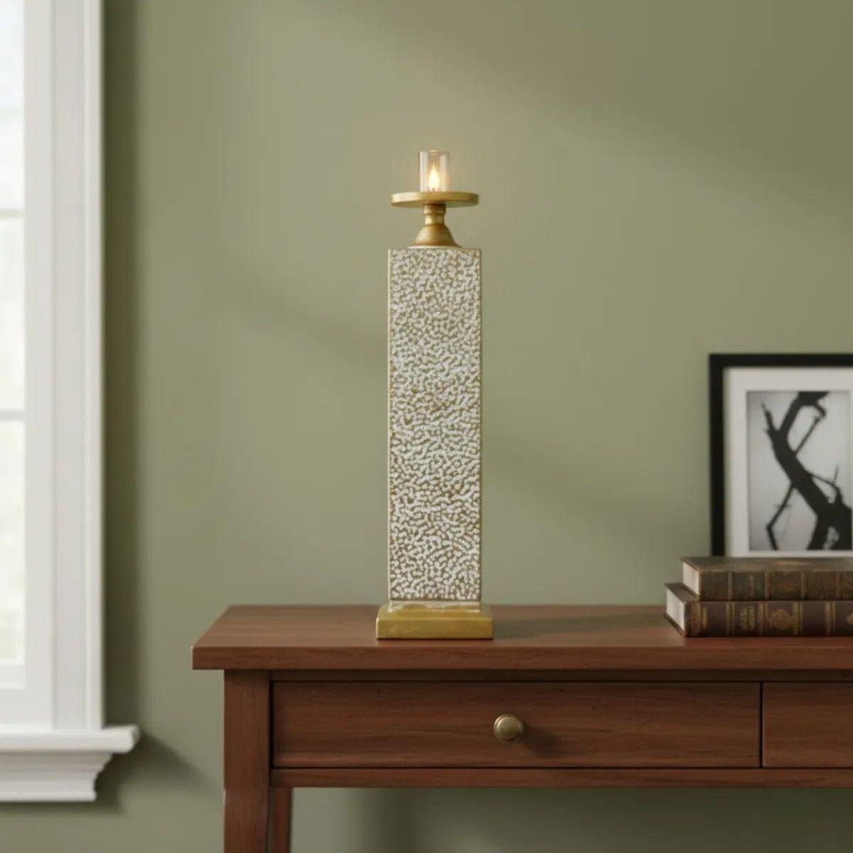 Candelabro Decorativo Centro Mesa Columna Escultural AJ-7