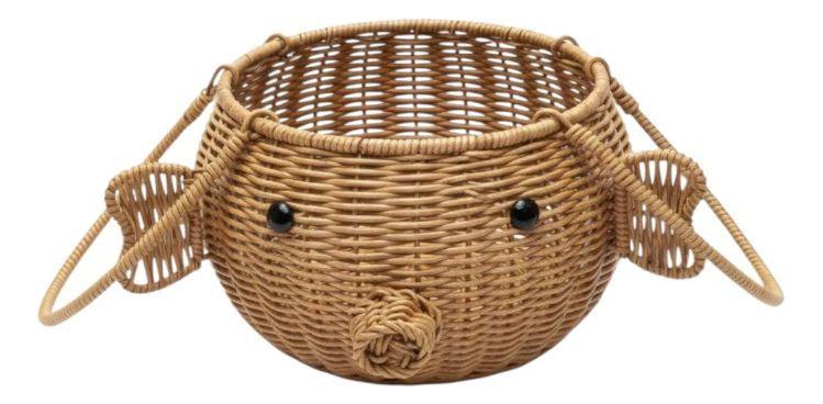 Canasto Decorativo Cesta Organizadora Diseño Animal Jhn-9