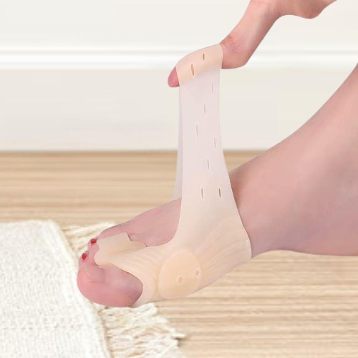 SET 3 SEPARADOR DE DEDO GORDO DEL PIE SILICONA ALIVIO LAU-1