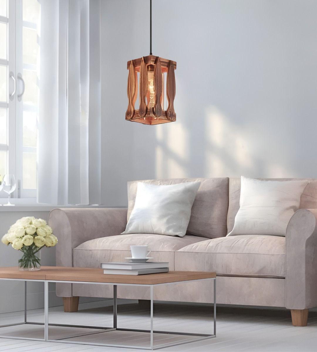 Lámpara Techo Colgante Decorativa Vintage Rústica Jhn-0