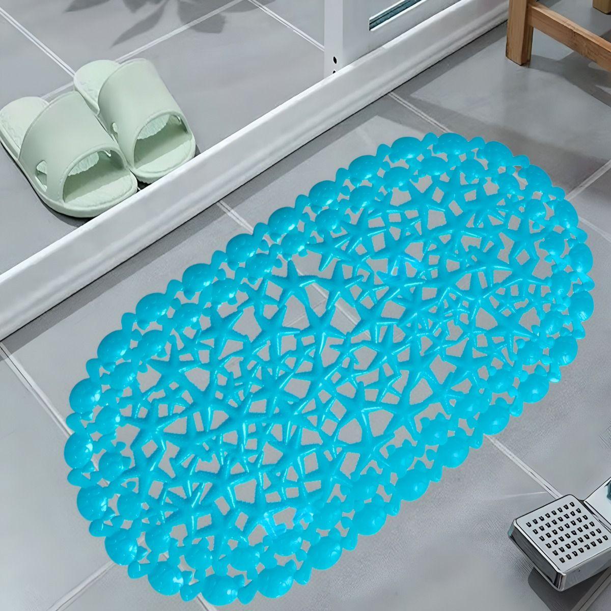 Set de 4 Alfombra Baño Antideslizante Ducha Marino Jhn -3