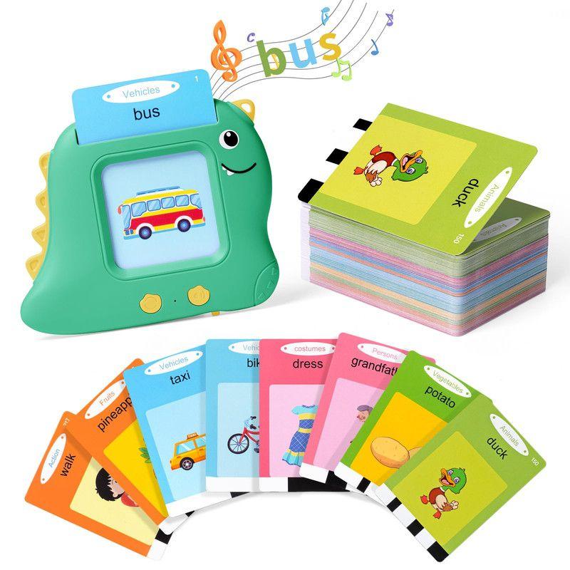 Maquina Aprendizaje Dinosaurio Tarjeta Vocabulario Niños Lau-5