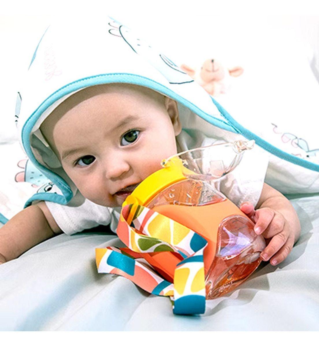 Set 2 Vasos Pajita Bombilla Silicona Niños Bebida Jugo Lau-9