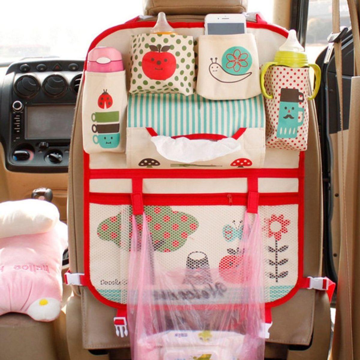 ORGANIZADOR DE ASIENTO TRASERO DE AUTO DIBUJOS ANIMADOS LAU-1