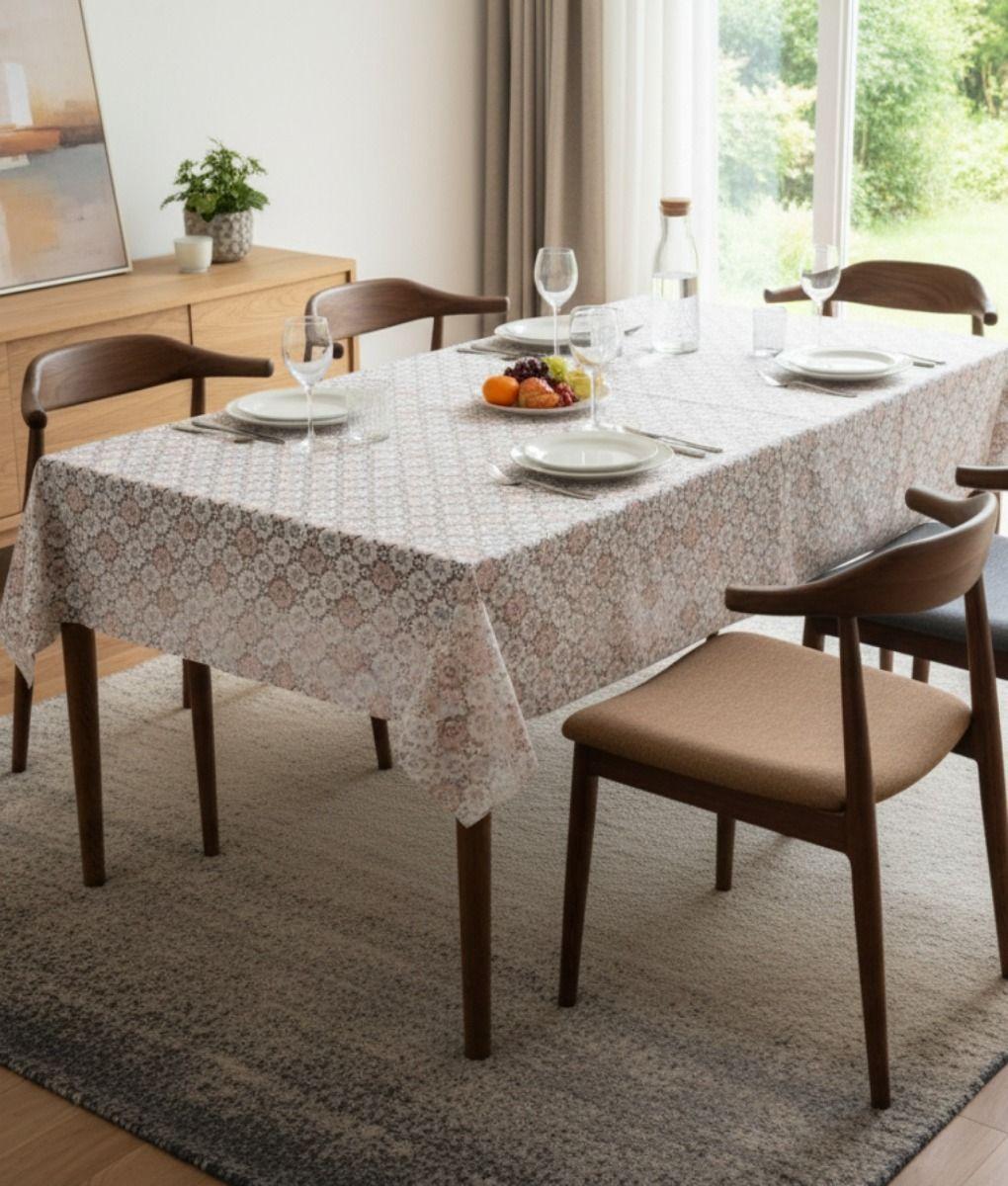 Mantel Decorativo Diseño Encaje Geométrico Moderno Jhn-5