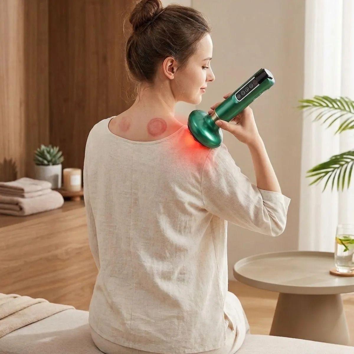 Masajeador Ventosas Inteligente Terapia Muscular Relax ALJ-4
