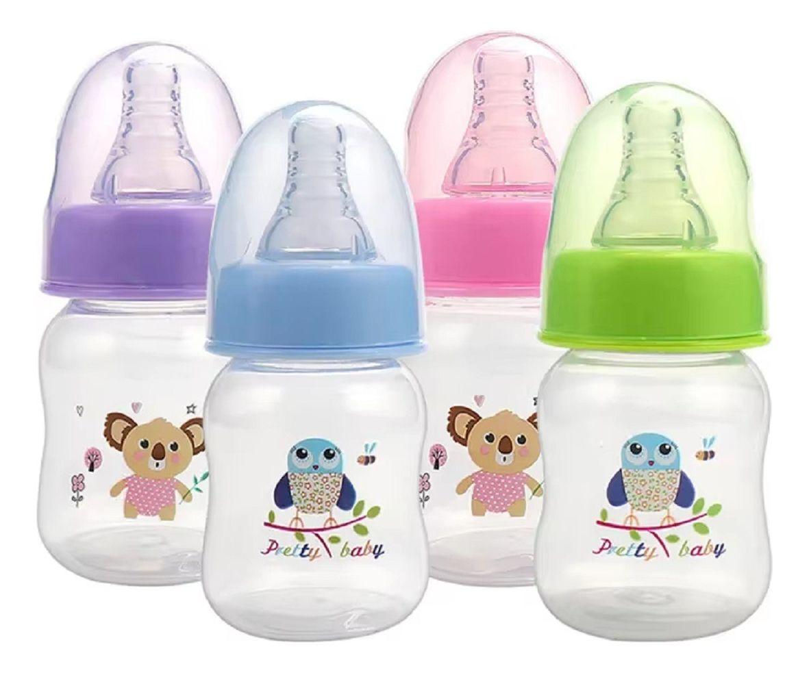 Set 5 Mamaderas Biberon 60ml Compacto Practico Bebe Lau-0