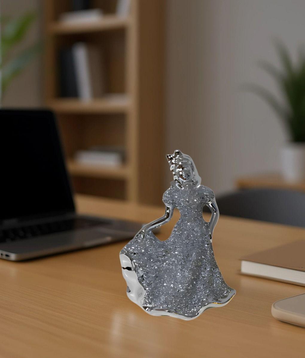 Figura Decorativa Dama Vestio Adorno Estatua Hogar Jhn-9