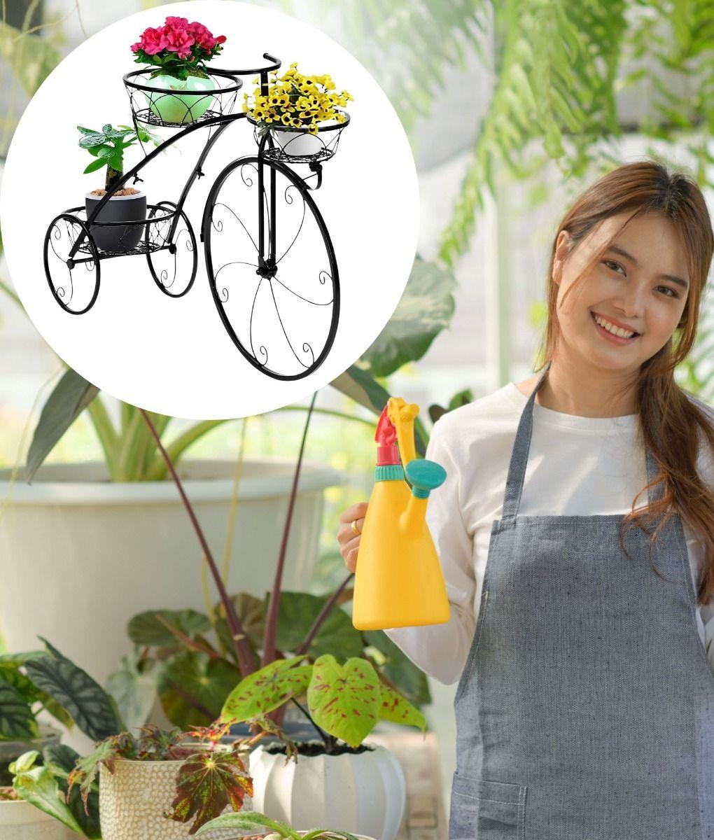 Porta Maceta Soporte Creativo Plantas Bicicleta Triciclo Jhn-4