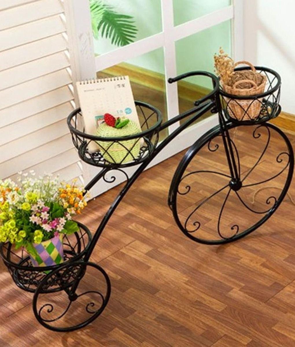 Porta Maceta Soporte Creativo Plantas Bicicleta Triciclo Jhn-5
