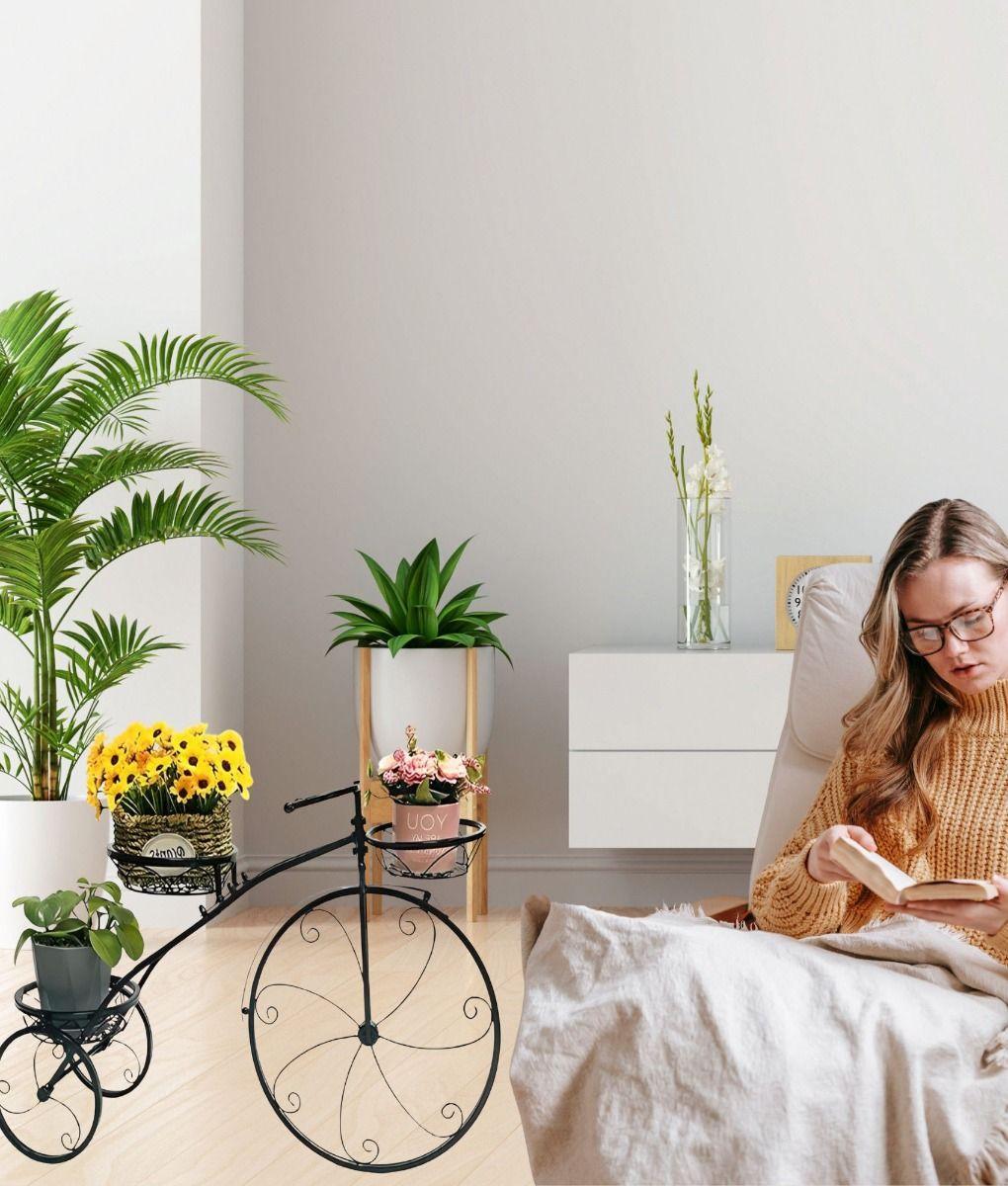 Porta Maceta Soporte Creativo Plantas Bicicleta Triciclo Jhn-6