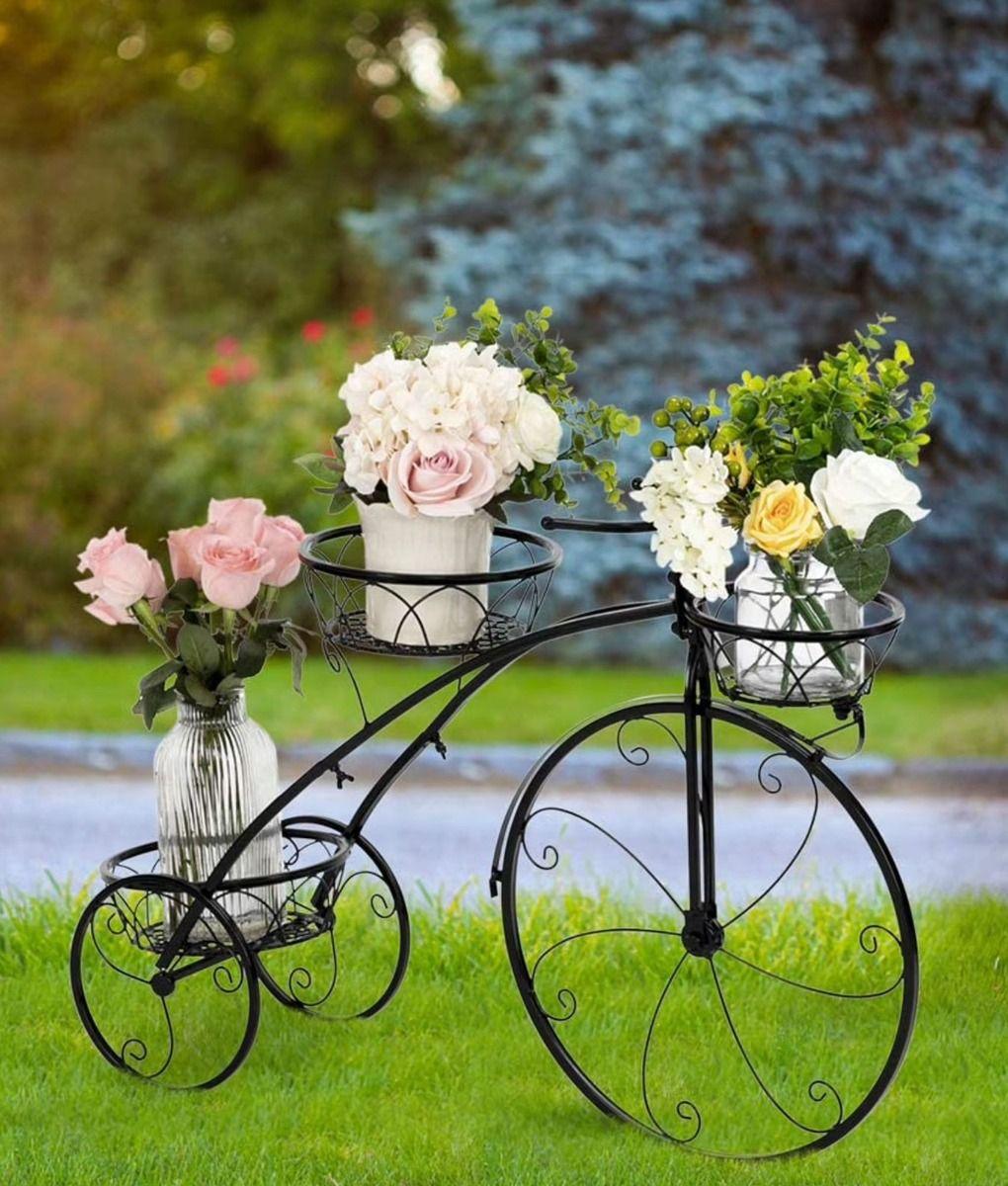 Porta Maceta Soporte Creativo Plantas Bicicleta Triciclo Jhn-8