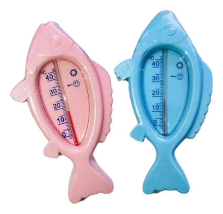 SET 7 TERMOMETRO DE BAÑO AGUA FORMA PEZ TEMPERATURA BEBE LAU-1