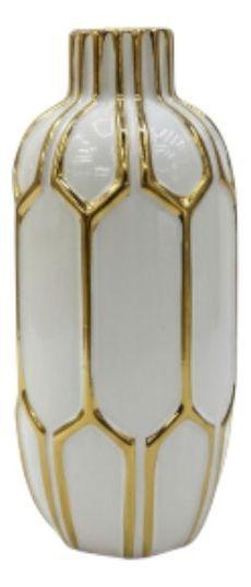 Florero Jarrón Decorativo Lujo Geométrico Fusión Arte Jhn-9