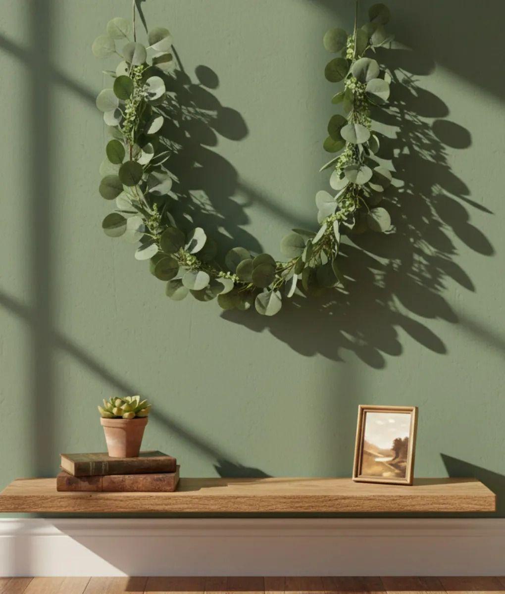 Adorno Floral Decorativo Guirnalda Follaje Botánico Jhn-6