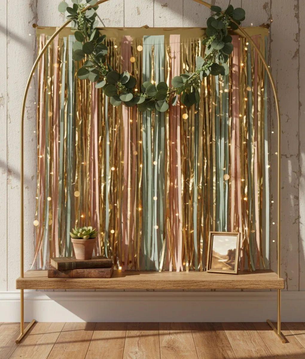 Adorno Floral Decorativo Guirnalda Follaje Botánico Jhn-7