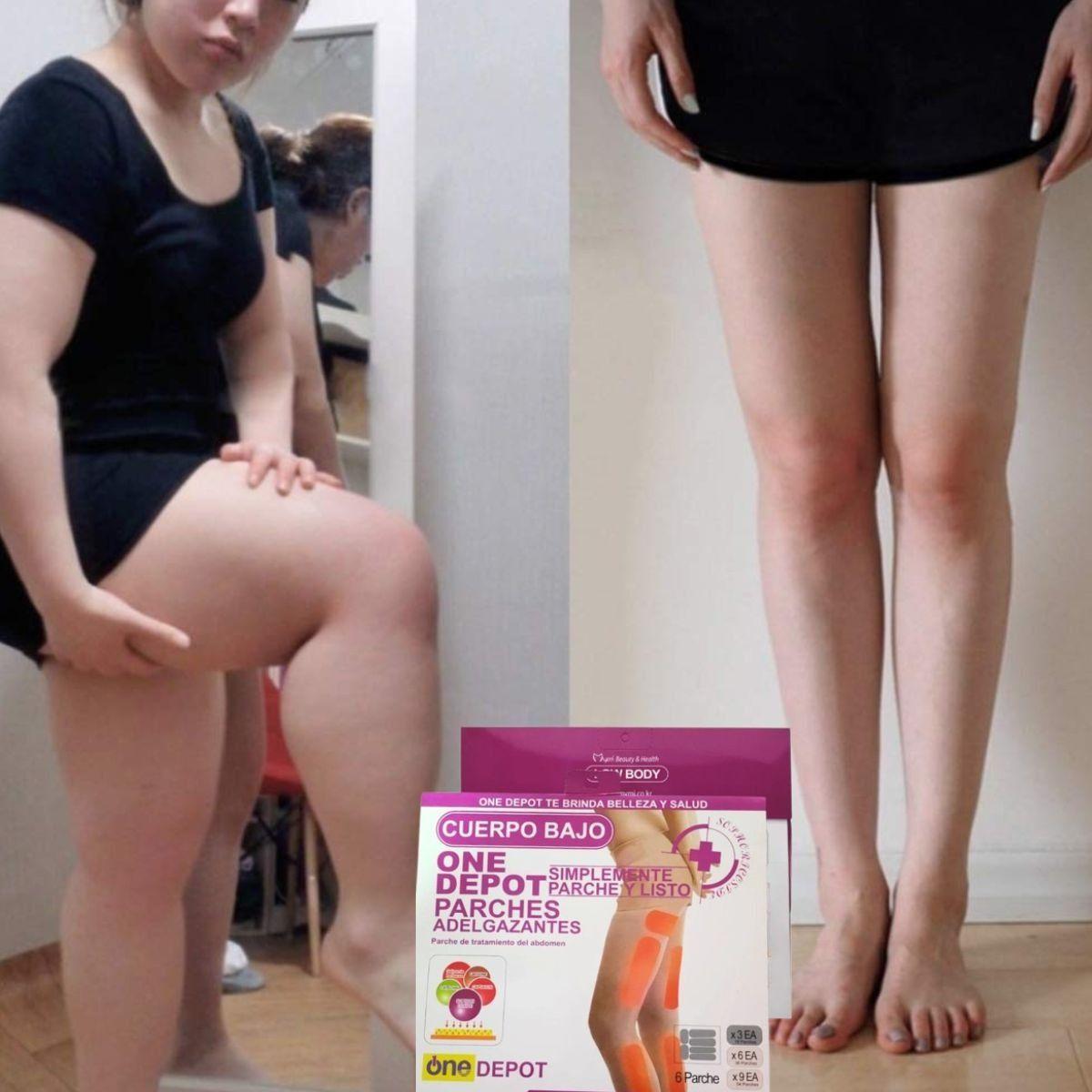Parche Adelgazante Reductor Cuerpo Bajo Intensiva 5 Pack Jhn-5