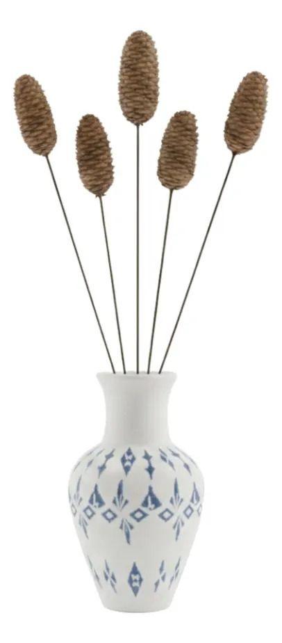 Set 5 Varas Piñas Decorativas Adorno Natural Hogar AJ-1