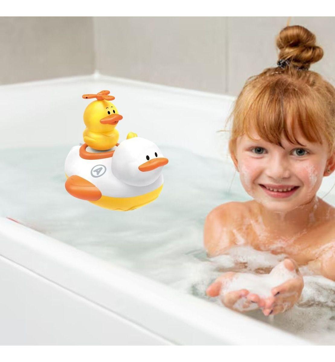 JUGUETE DE BAÑO PATOS AUTOMATICO ROCIADOR AGUA BEBE LAU-4