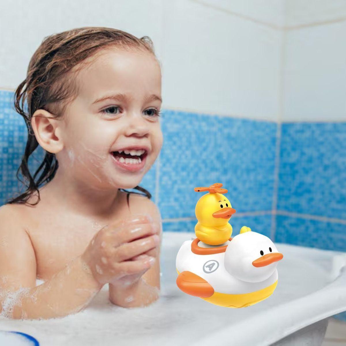 JUGUETE DE BAÑO PATOS AUTOMATICO ROCIADOR AGUA BEBE LAU-7
