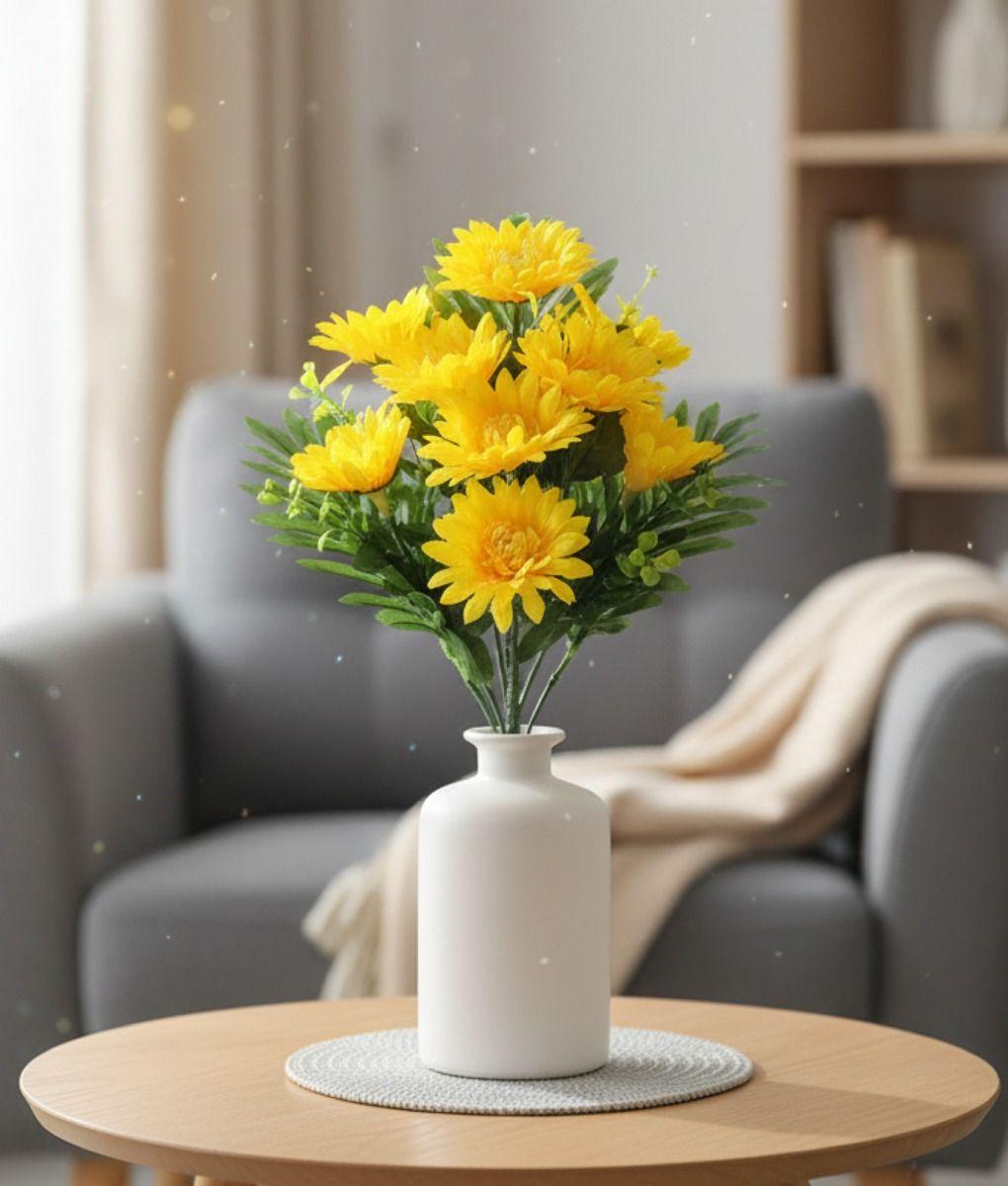 Set 2 Flores Artificiales Ramo Decorativo Girasoles Jhn-8