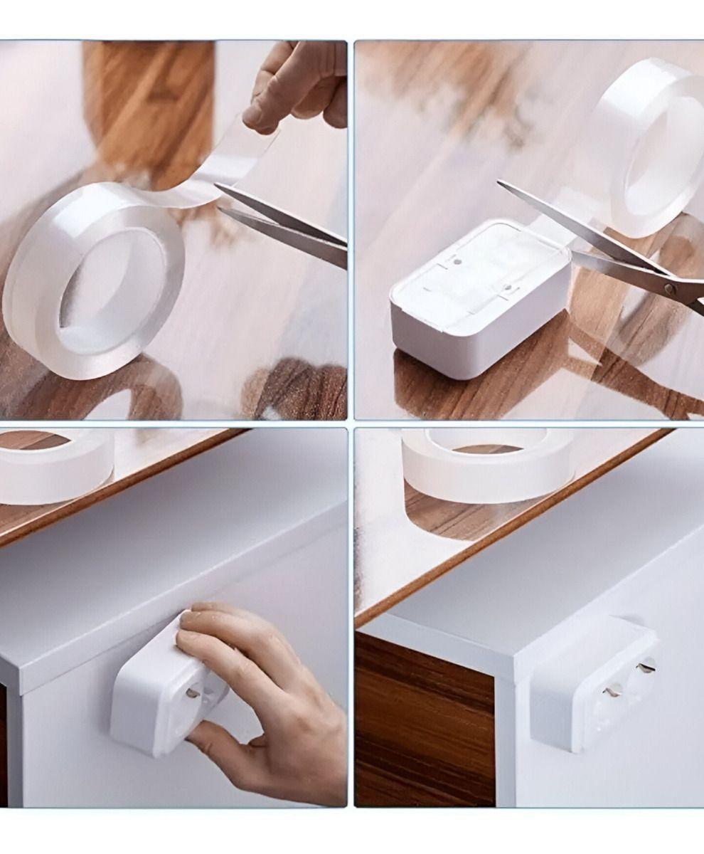 Set 3 Cinta Multiusos Adhesiva Gel Doble Cara 30mm Jhn-6