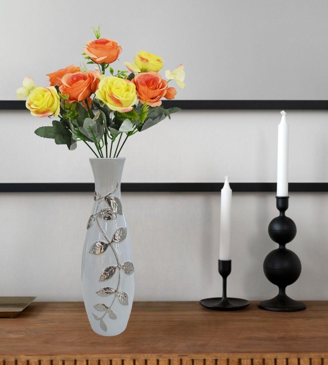 Florero Jarrón Vintage Hogar Decorativo Flores Jhn-6