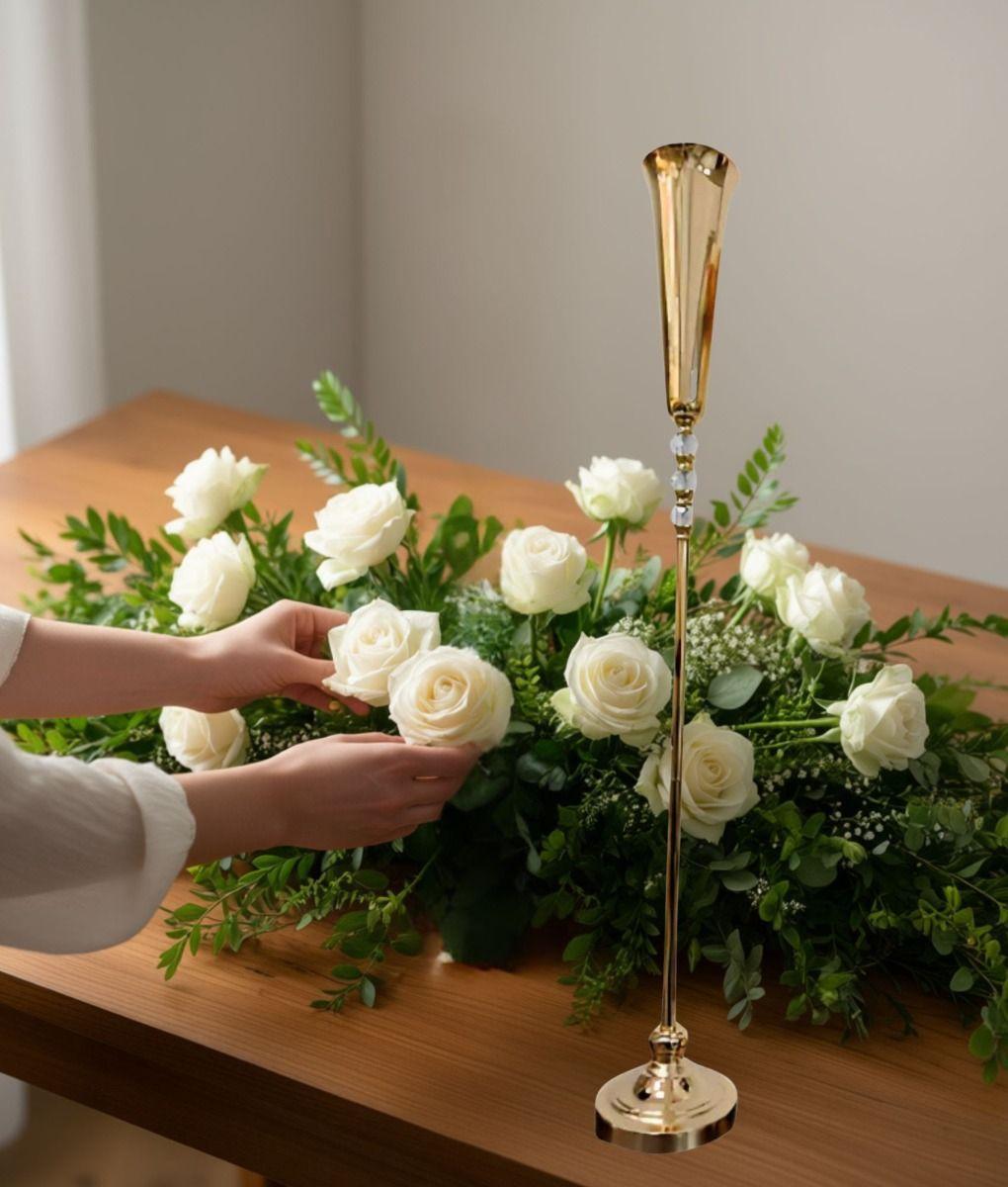 Centro Mesa Decorativo Candelabro Estilo Copa Adorno Jhn-4