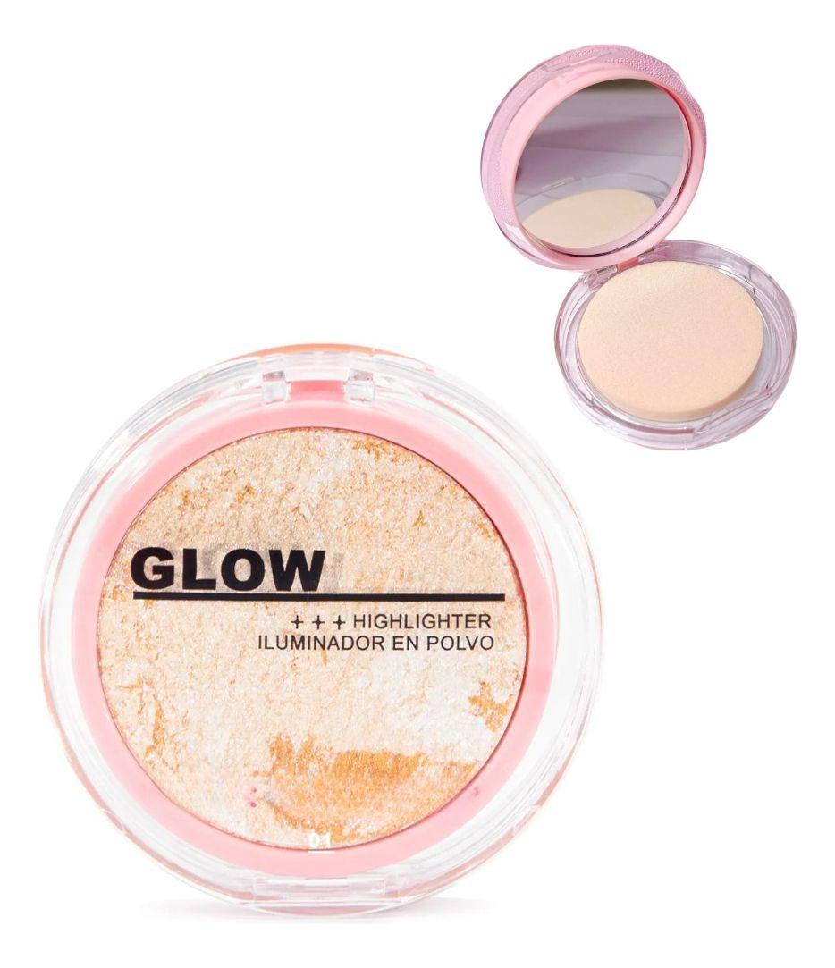 Set 2 Iluminador Polvo Rostro Brillo Sutil Luminosidad Jhn-1