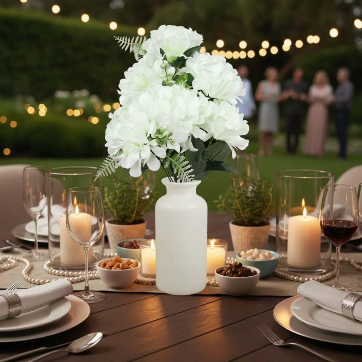 Set 3 Ramo Floral Ornamental Artificial Diseño Peonía Jhn-5