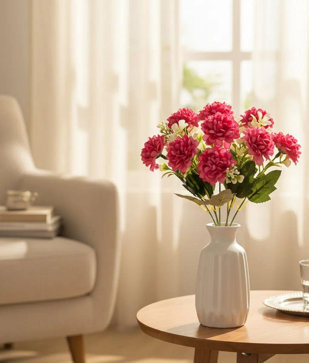 Set 5 Ramo Flores Artificiales Inspiración Floral Adorno Jhn-8