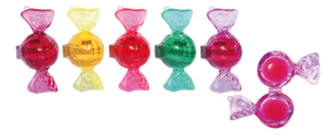 Set 3 Brillos Labiales Sabor Caramelo Efecto Hidratante ALJ-0