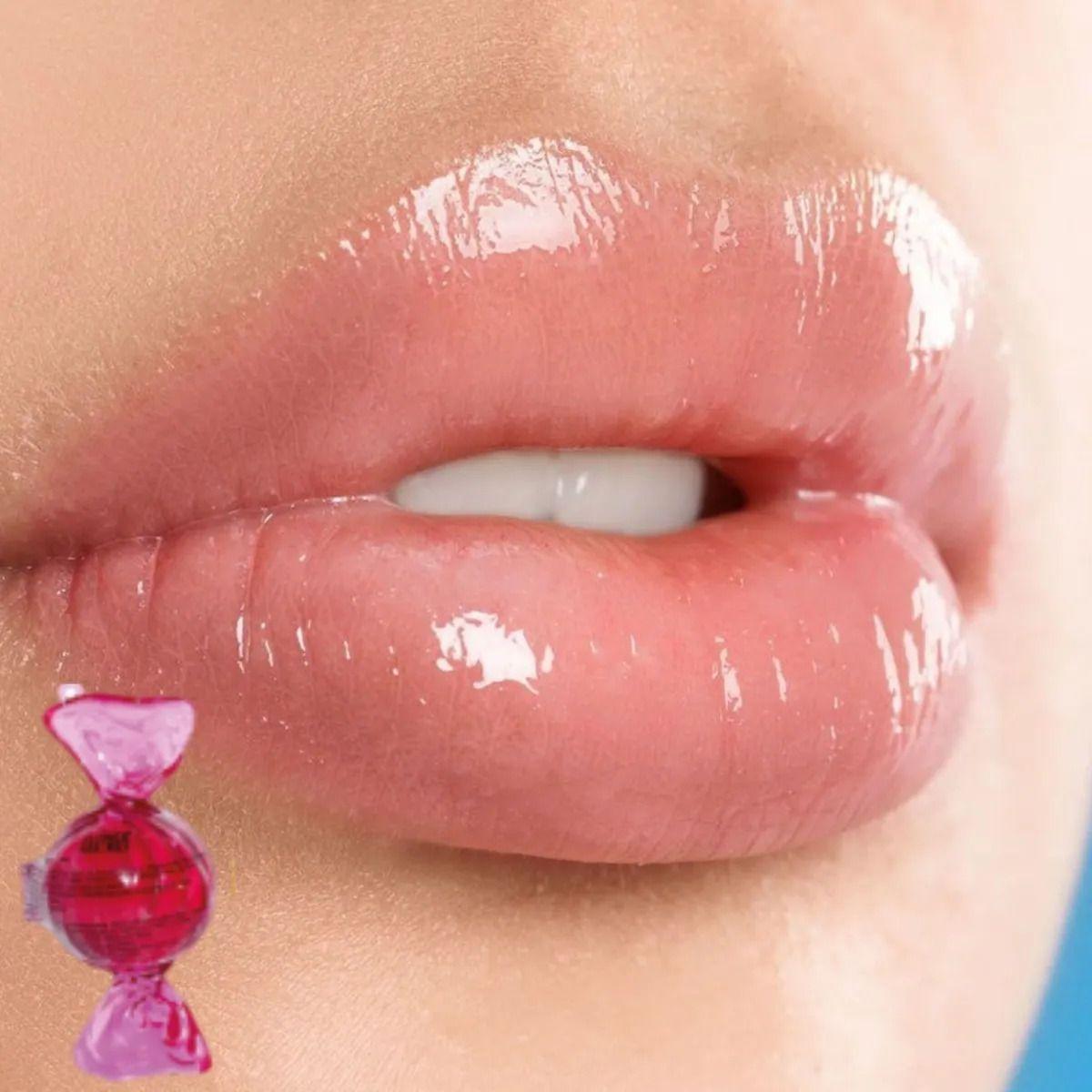 Set 3 Brillos Labiales Sabor Caramelo Efecto Hidratante ALJ-8