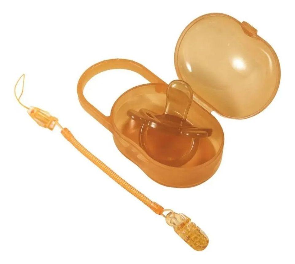 SET 2 CHUPETES CON CAJA SILICONA ANATOMICO BEBE LAU-0