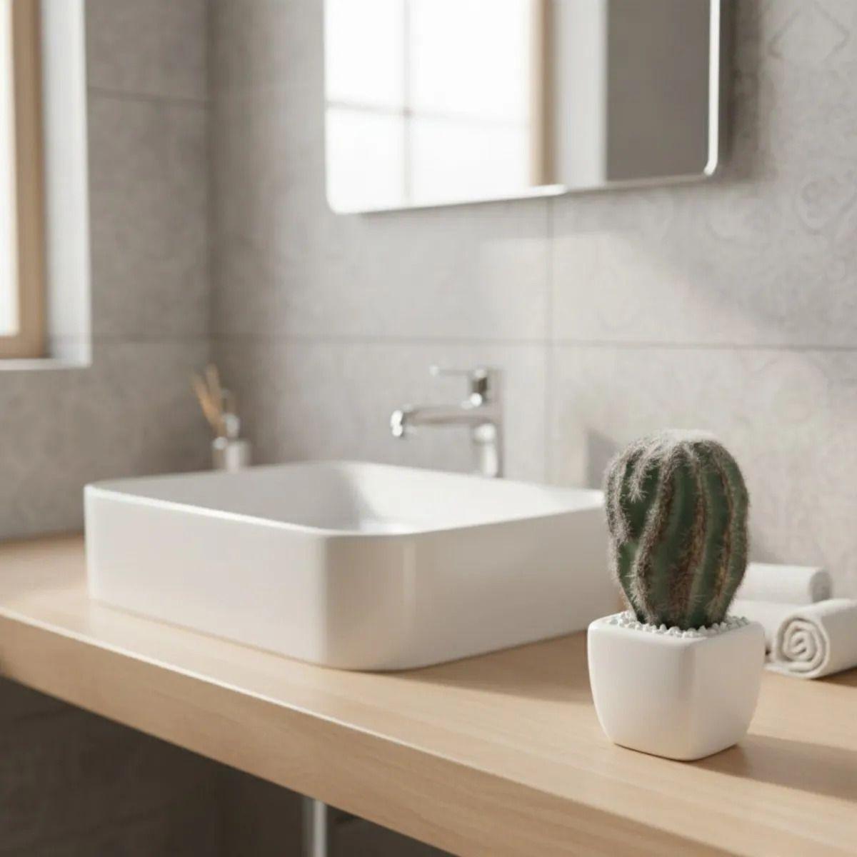 Planta Artificial Cactus Mini Decorativo Minimalista Jhn-8