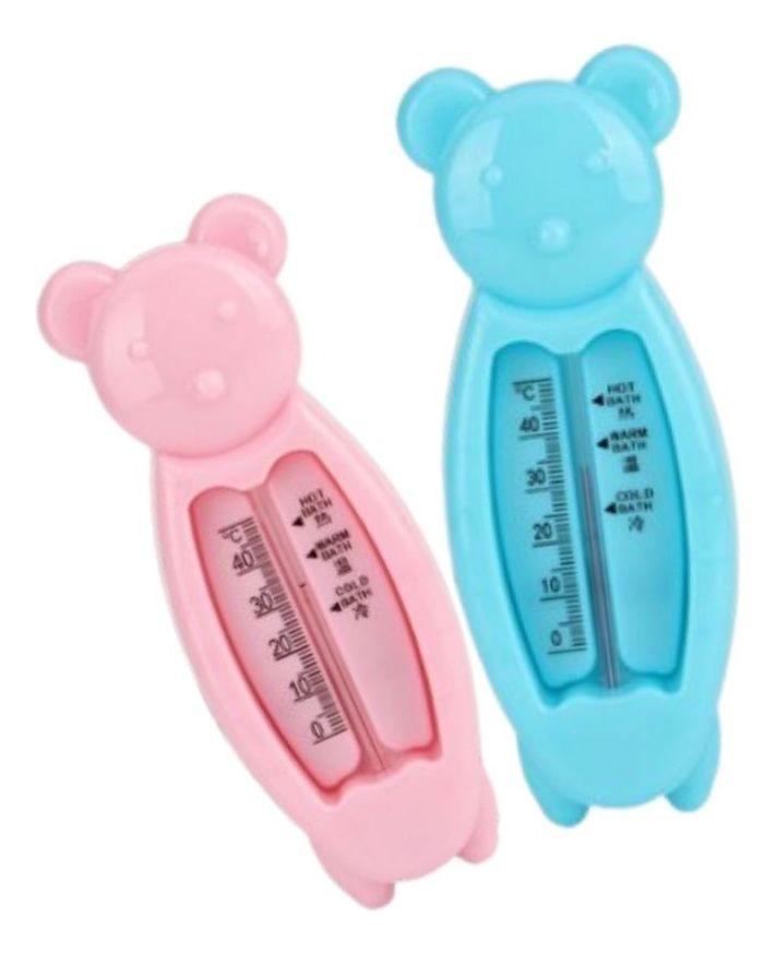 SET 6 TERMOMETRO DE BAÑO AGUA FORMA OSO TEMPERATURA BEBE LAU-1
