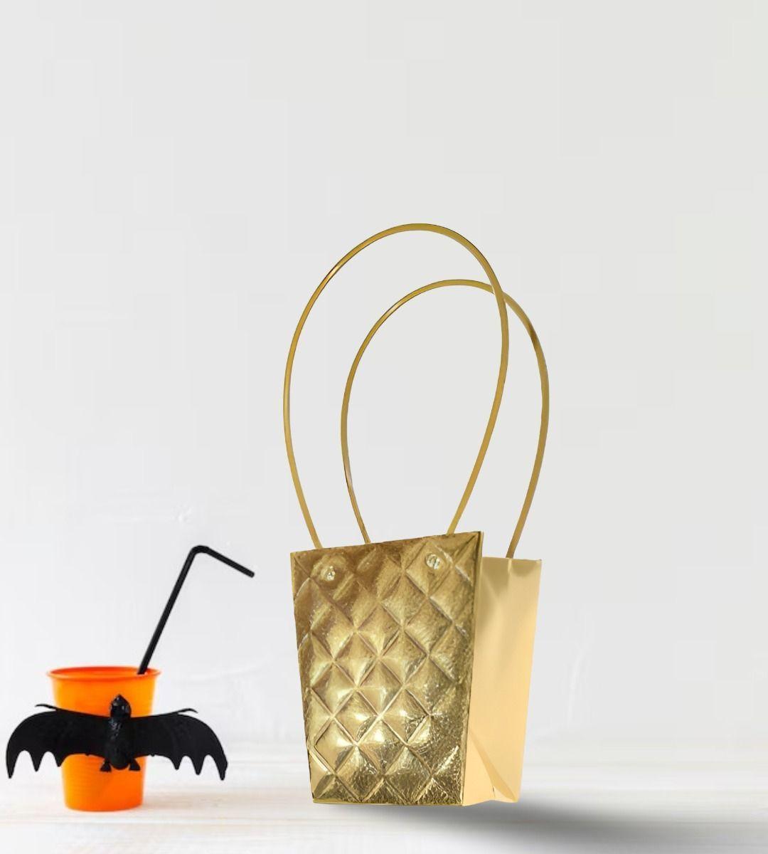 Bolsa Flores Regalo Trapezoidal Asa Creativa 10 Pieza Jhn-7